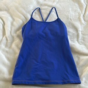 Lululemon - Tank w/ Shelf Bra - Royal Blue - Size 6
